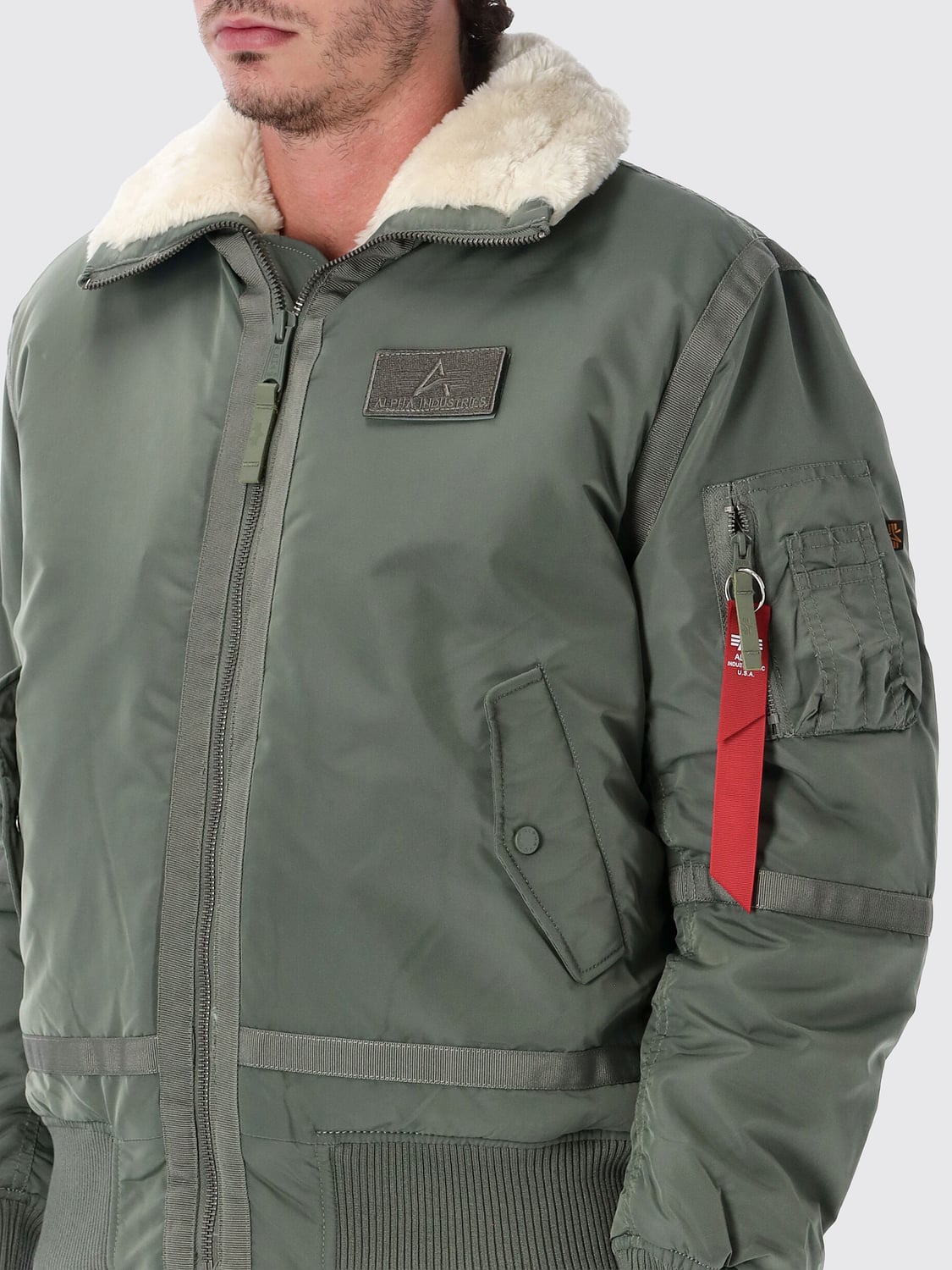 ALPHA INDUSTRIES JACKET: Jacket men Alpha Industries, Green - Img 3
