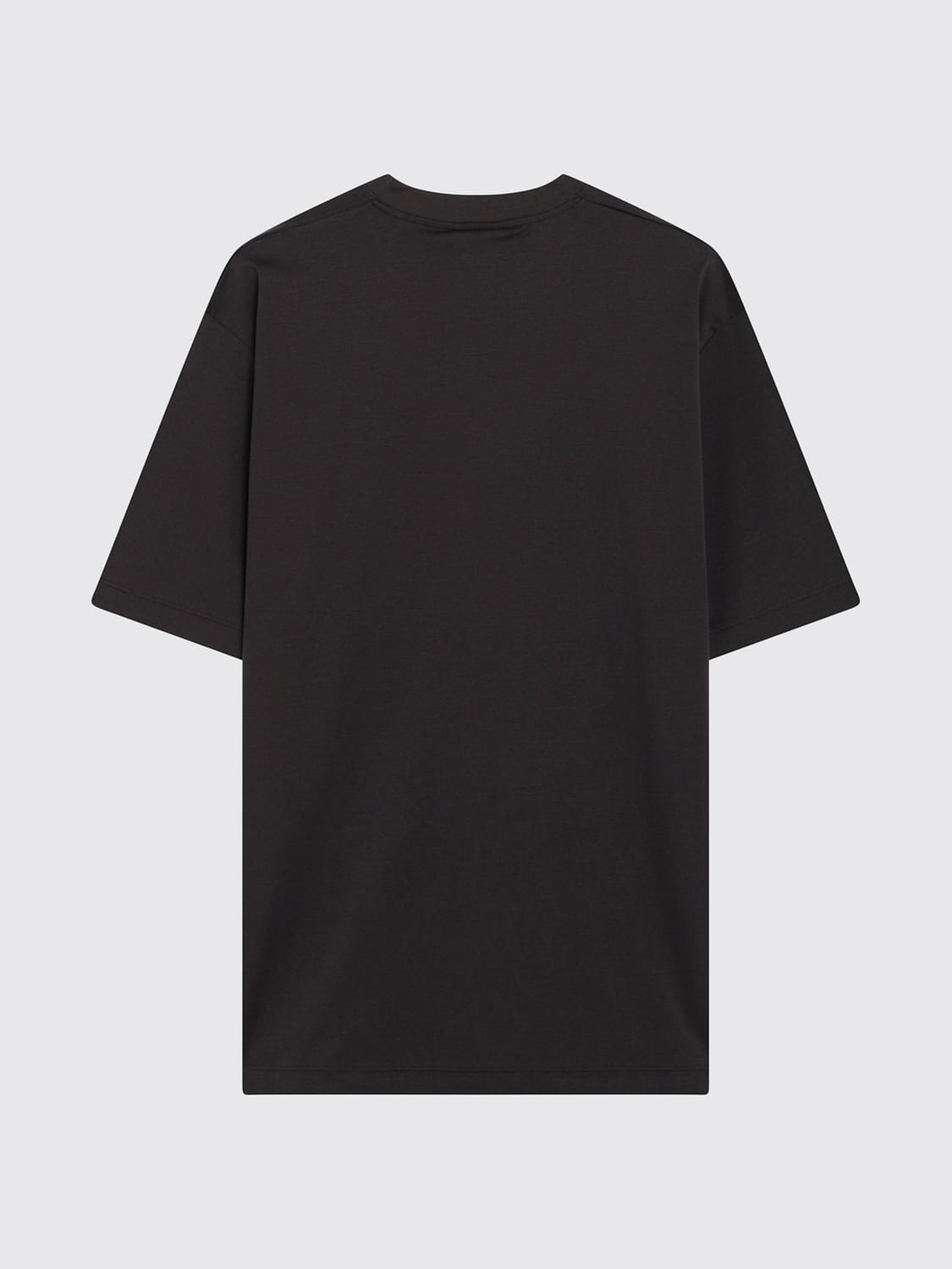 GUCCI T-SHIRTS: T-shirt Gucci girocollo in cotone con stampa logo a contrasto, Marrone - Img 3