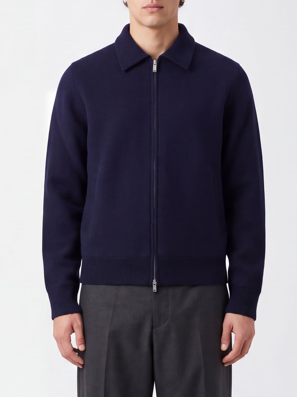 LARDINI JERSEY: Jersey hombre Lardini, Azul Oscuro - Img 1