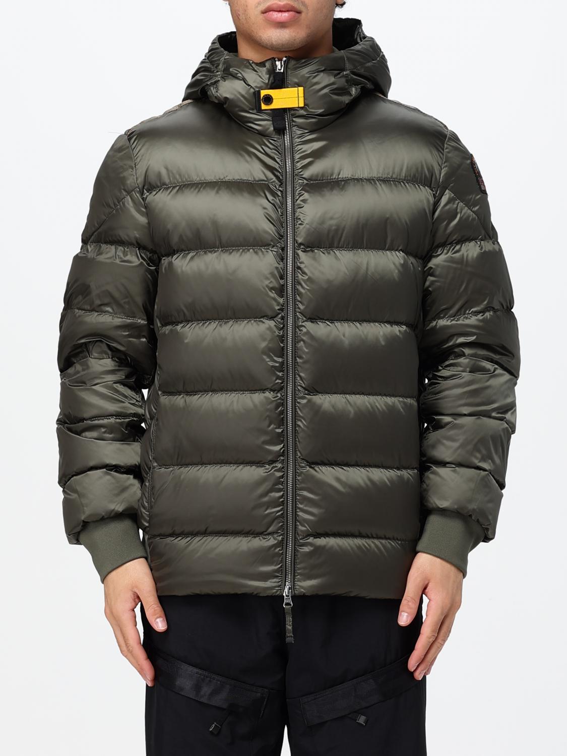 PARAJUMPERS JACKET: Pharrell Hooded Quilted Nylon Bomber Jacket Parajumpers with Goose Down, Green - Img 1