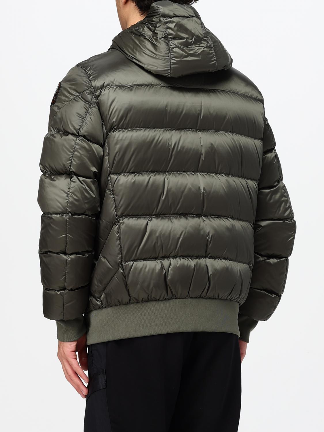 PARAJUMPERS JACKET: Pharrell Hooded Quilted Nylon Bomber Jacket Parajumpers with Goose Down, Green - Img 2