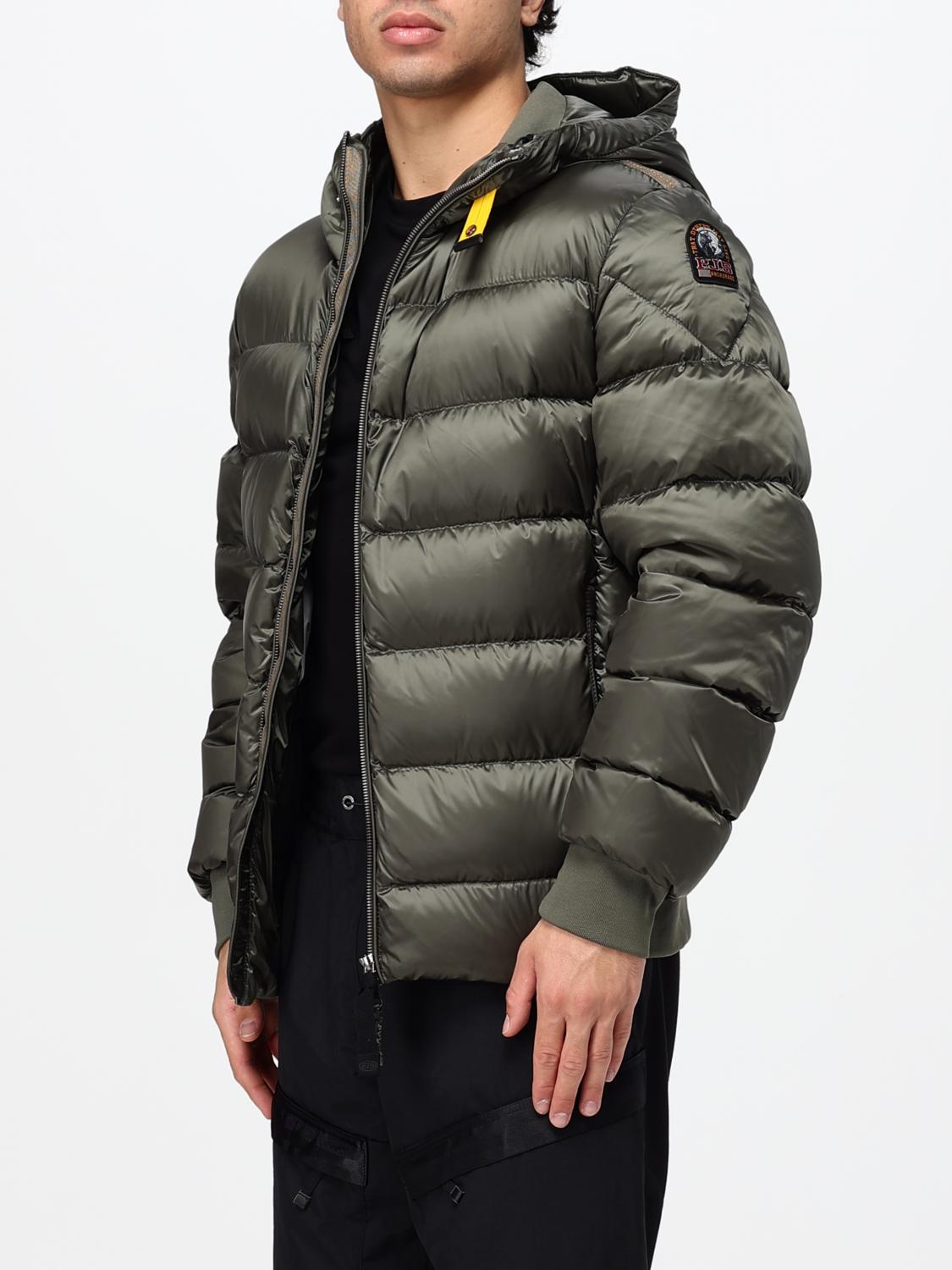 PARAJUMPERS JACKET: Pharrell Hooded Quilted Nylon Bomber Jacket Parajumpers with Goose Down, Green - Img 3