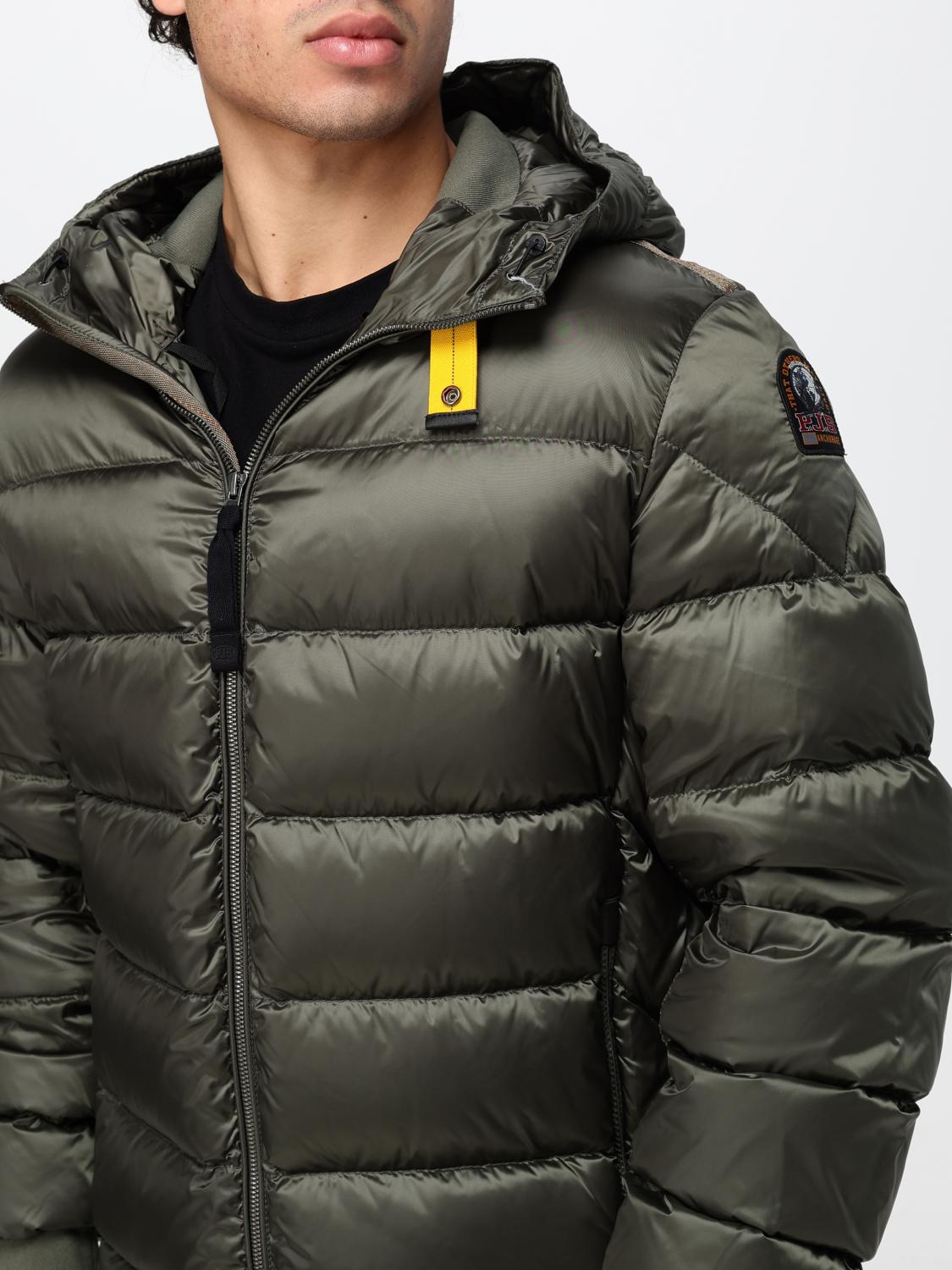 PARAJUMPERS JACKET: Pharrell Hooded Quilted Nylon Bomber Jacket Parajumpers with Goose Down, Green - Img 4