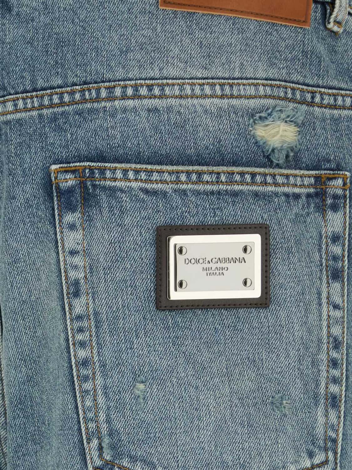 DOLCE & GABBANA PANTS: Pants men Dolce & Gabbana, Blue - Img 3