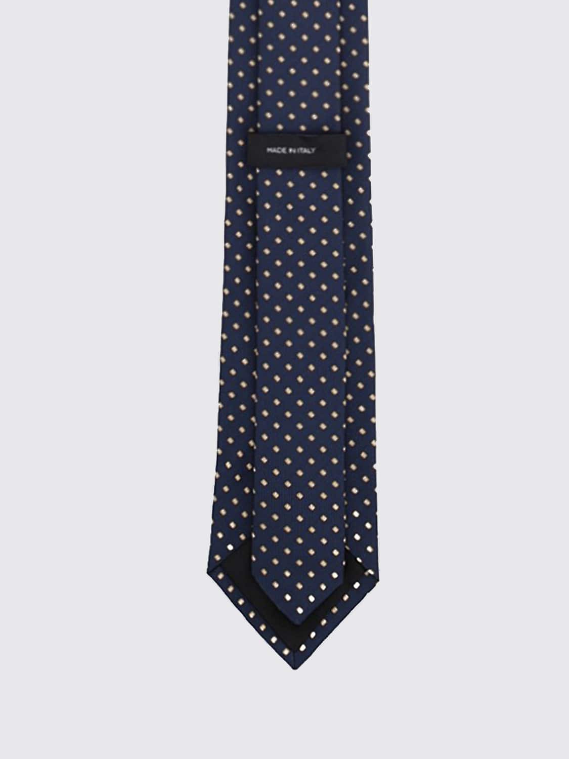 BOSS TIE: Elegant Silk Polka Dot Tie for Ceremonies Boss, Gold - Img 2