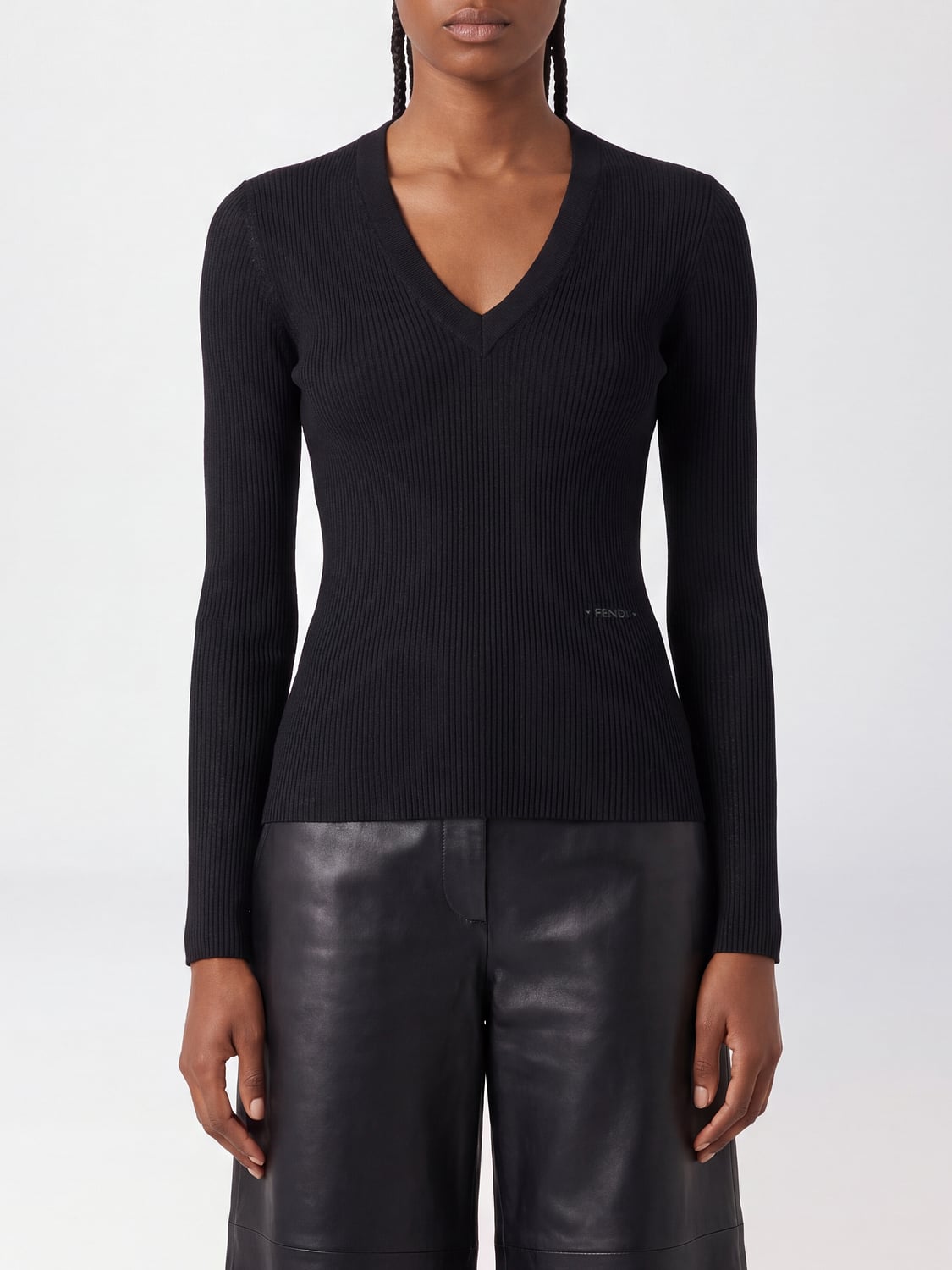 FENDI PULLOVER: Pullover damen Fendi, Schwarz - Img 1