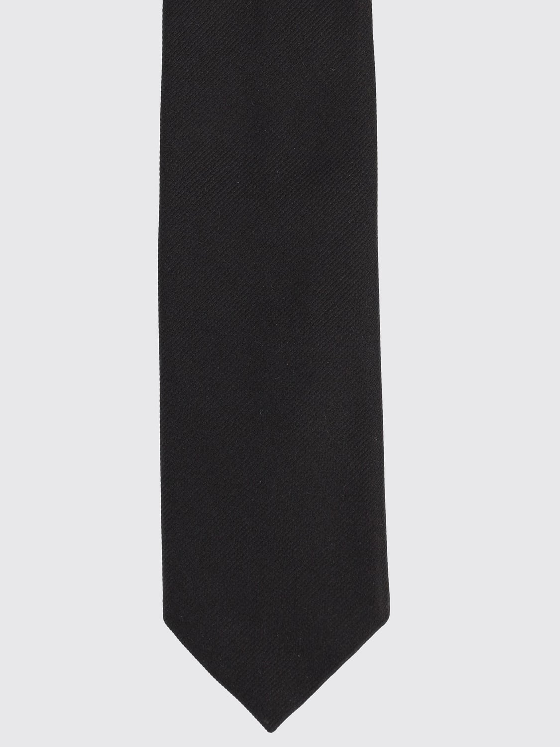 BOSS TIE: BOSS Elegant Solid Colour Pure Silk Tie for Ceremony and Party, Black - Img 2