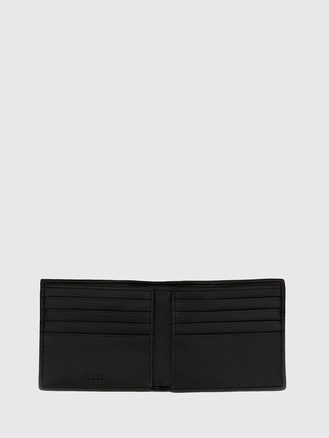BOSS WALLET: BOSS Bifold Technical Fabric Wallet with Leather Interior and Logo, Black - Img 2