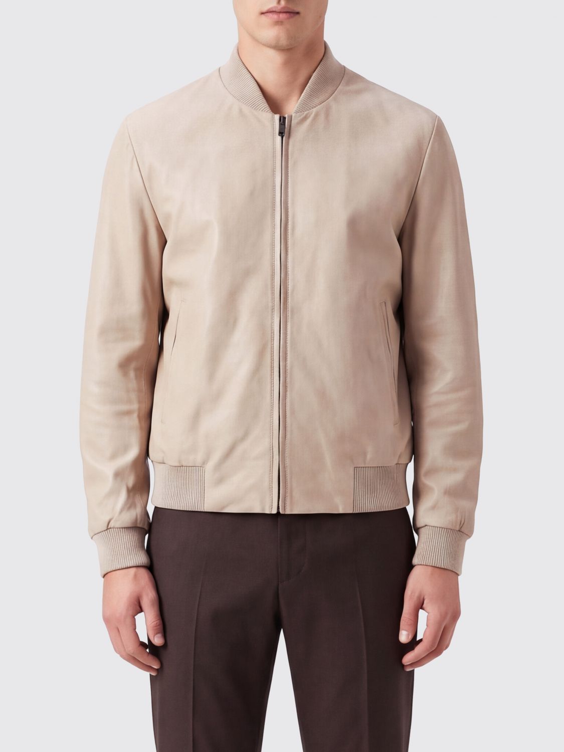 BOSS JACKET: Jacket men Boss, Beige - Img 1