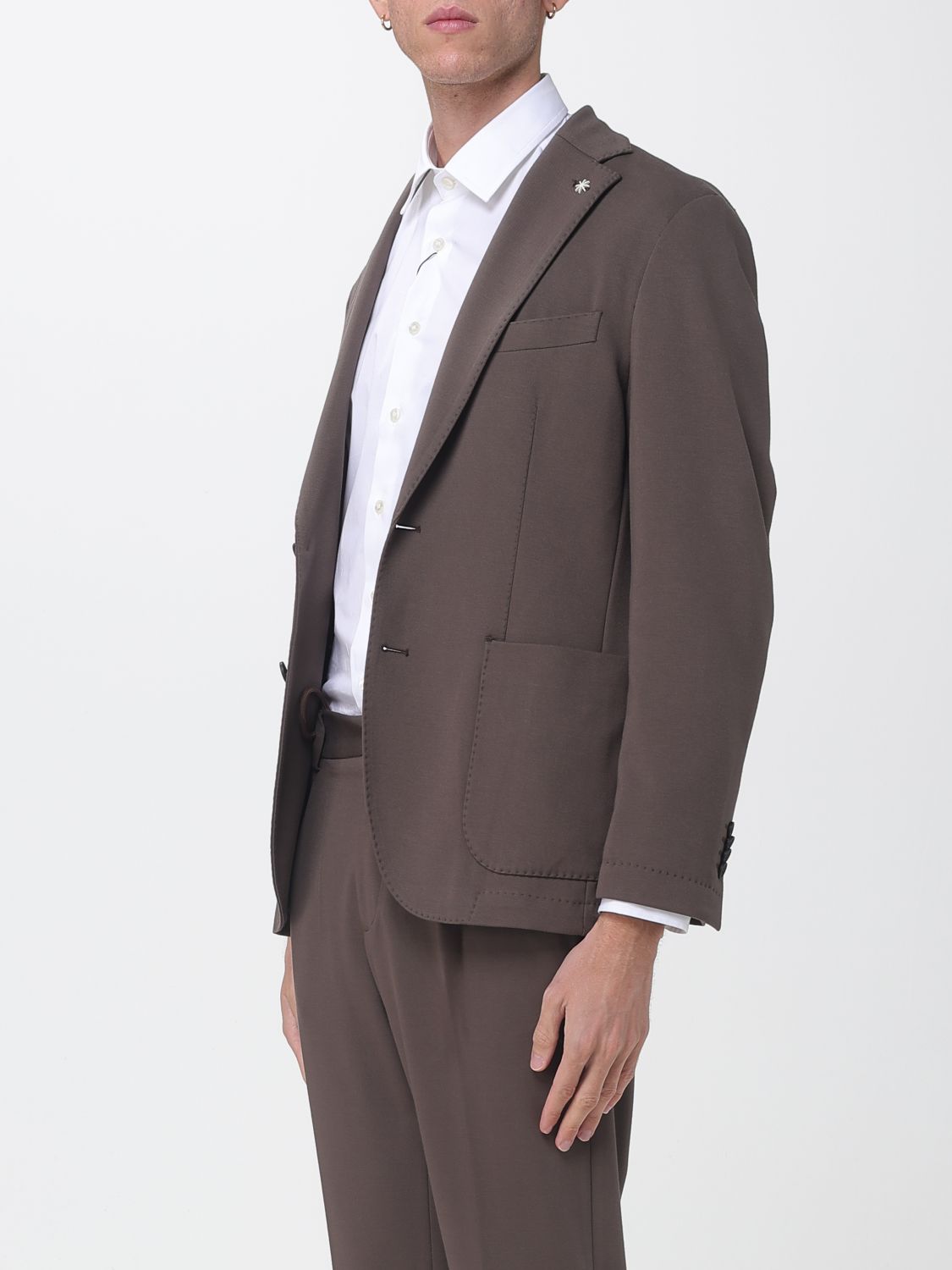 MANUEL RITZ JACKET: Jacket men Manuel Ritz, Brown - Img 3