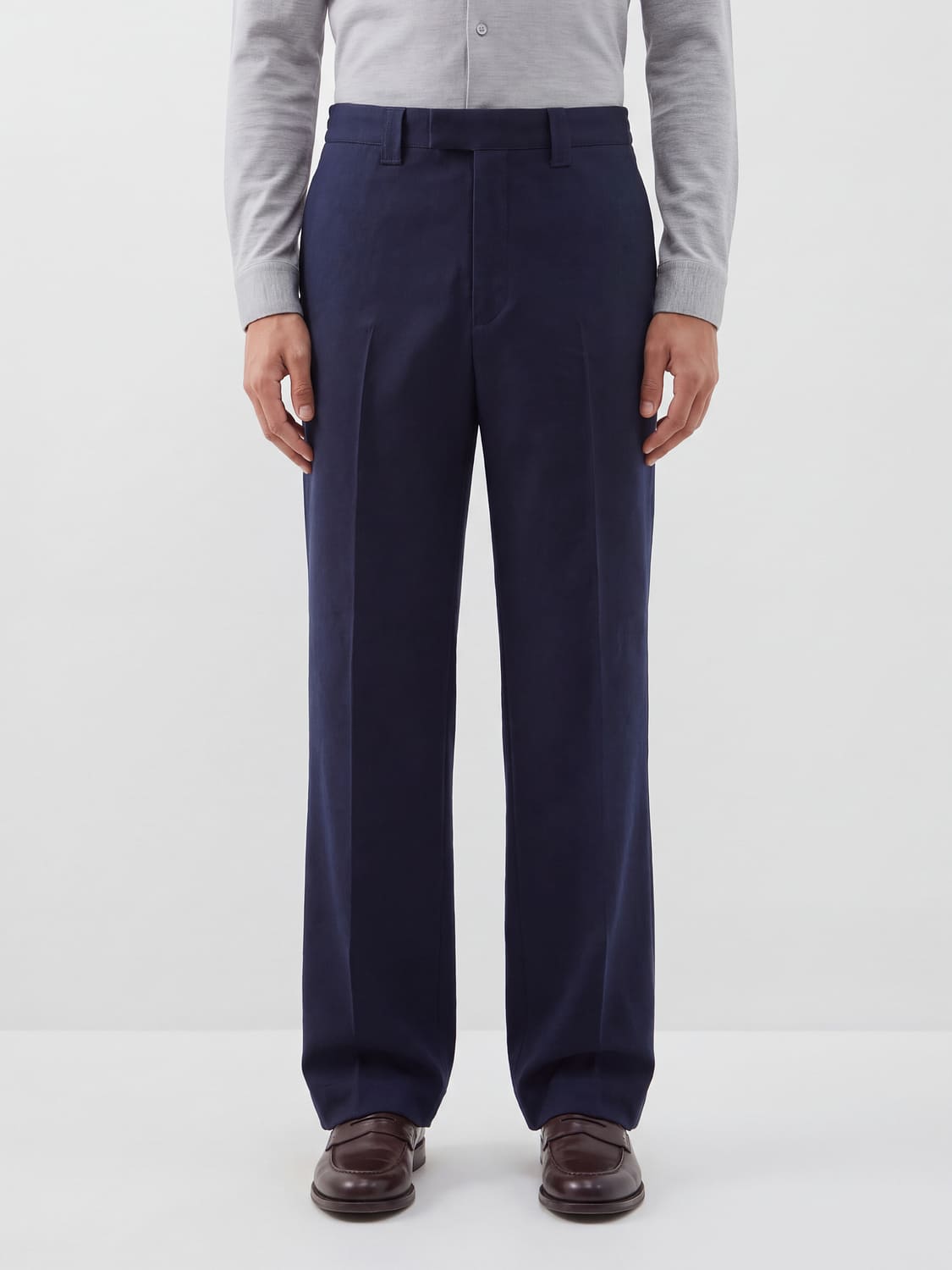 PAOLO PECORA PANTS: Pants men Paolo Pecora, Blue - Img 1