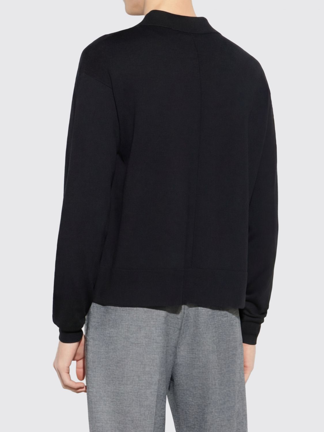 PAOLO PECORA SWEATER: Sweater men Paolo Pecora, Black - Img 2