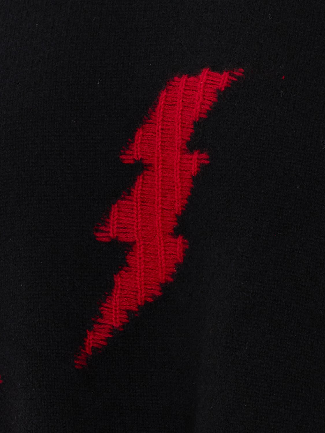ZADIG & VOLTAIRE JERSEY: Jersey Zadig & Voltaire de cachemir con cuello redondo y estampado gráfico, Negro - Img 4