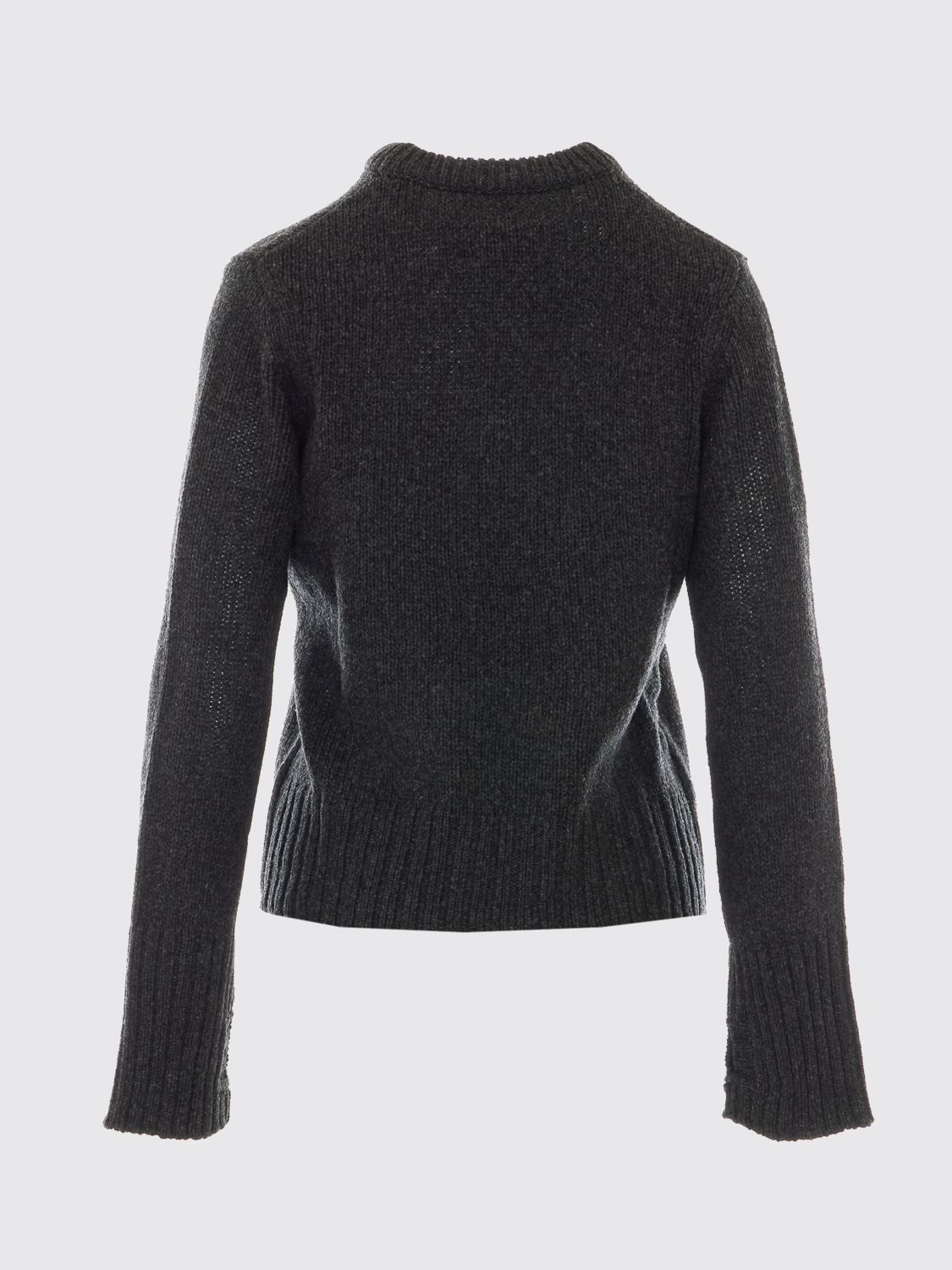 ZADIG & VOLTAIRE PULLOVER: Jacquard-Pullover Zadig & Voltaire aus Merinowolle mit Rundhalsausschnitt, Grau - Img 3