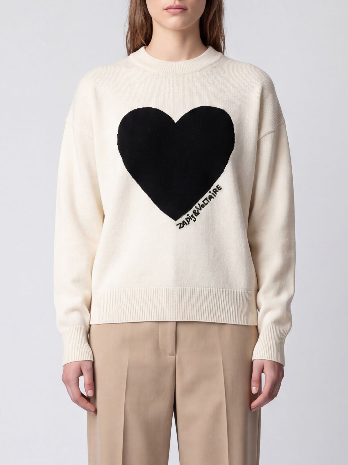 ZADIG & VOLTAIRE PULLOVER: Pullover damen Zadig & Voltaire, Ecru - Img 1