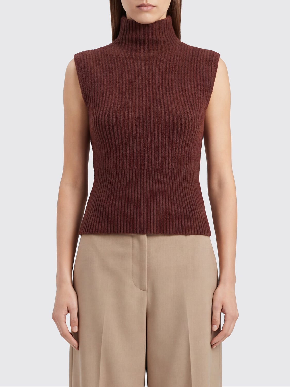 MAX MARA TOP: Top damen Max Mara, Braun - Img 1