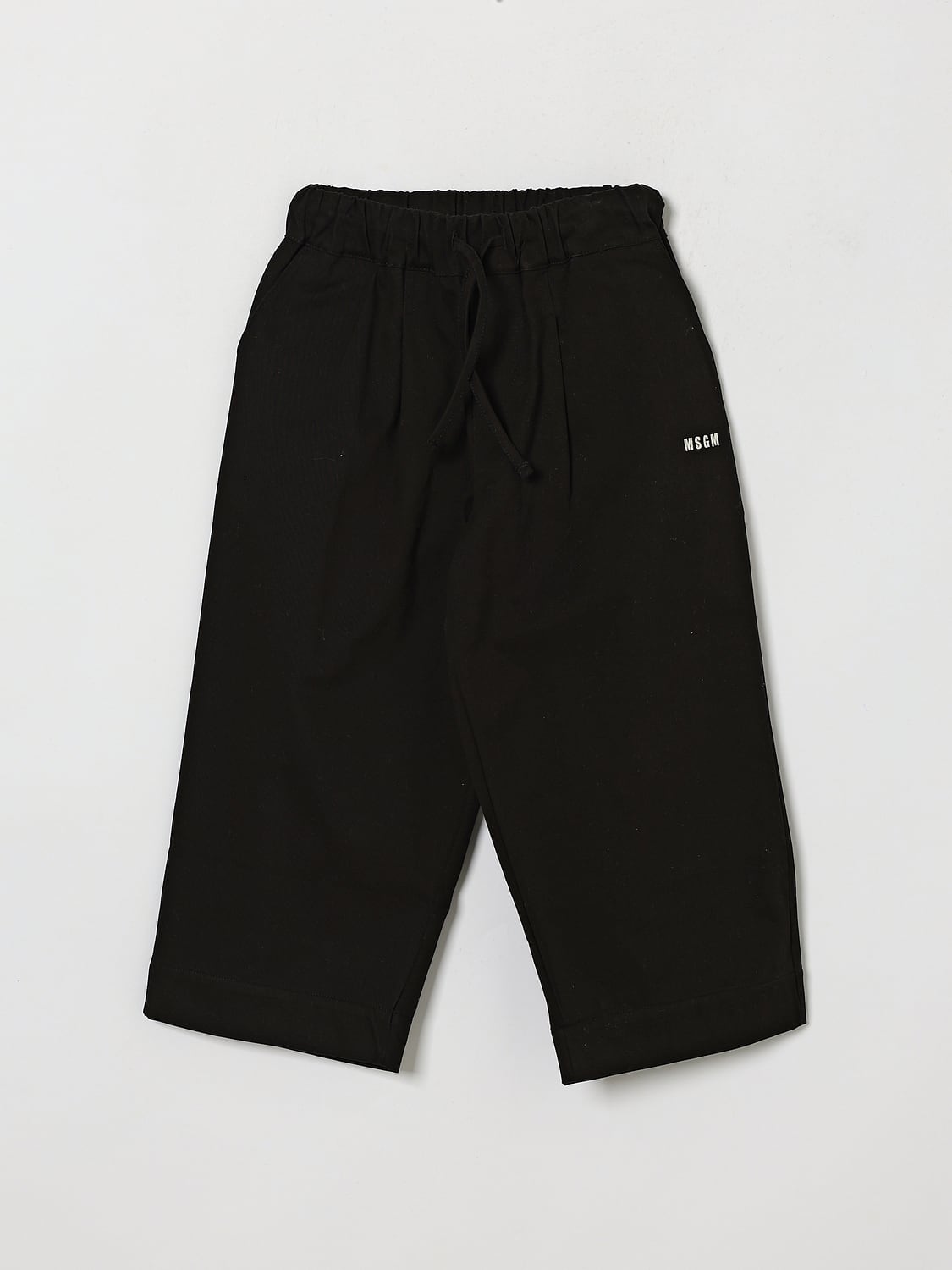 MSGM KIDS PANTS: Pants kids MSGM Kids, Black - Img 1