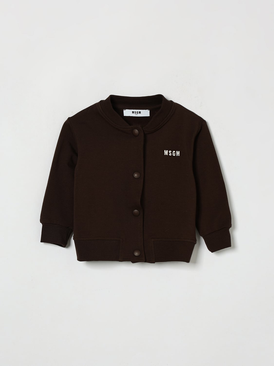 MSGM KIDS COAT: Coat kids MSGM Kids, Coffee - Img 1