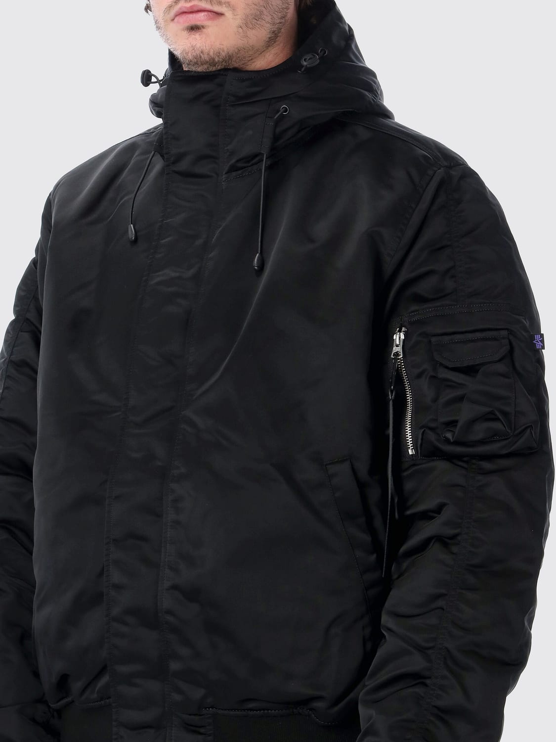 ALPHA INDUSTRIES JACKET: Jacket men Alpha Industries, Black - Img 3