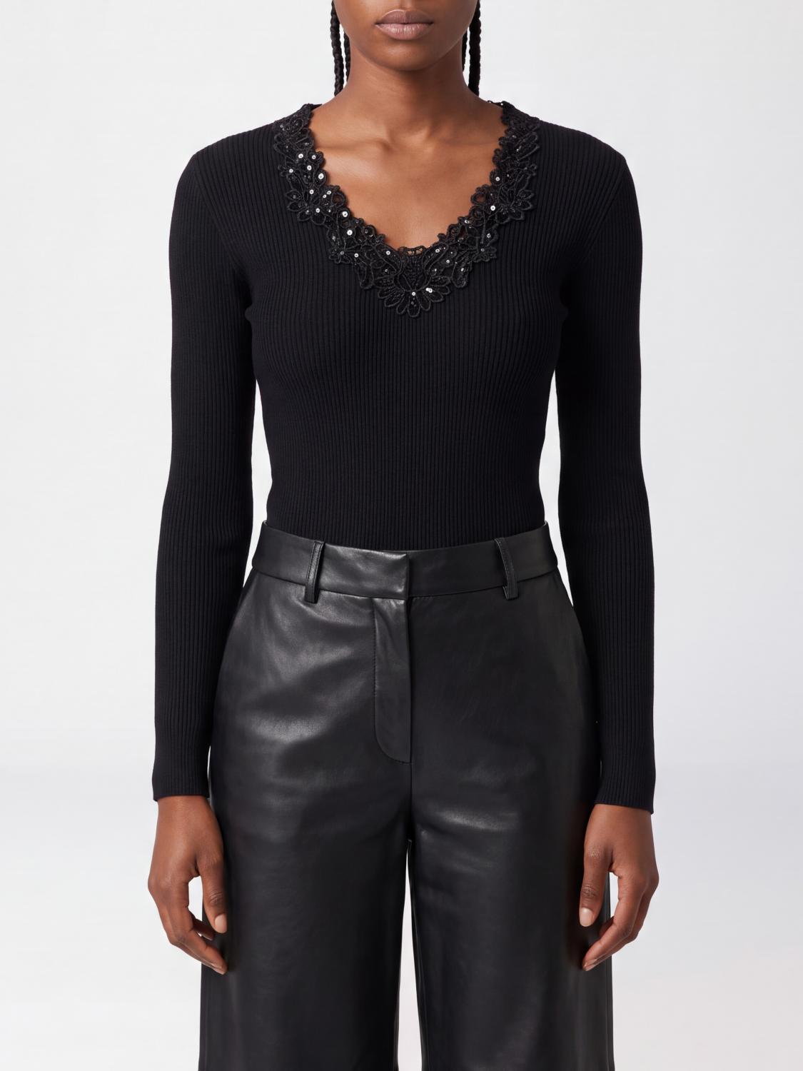 TWINSET PULLOVER: Pullover damen Twinset, Schwarz - Img 1