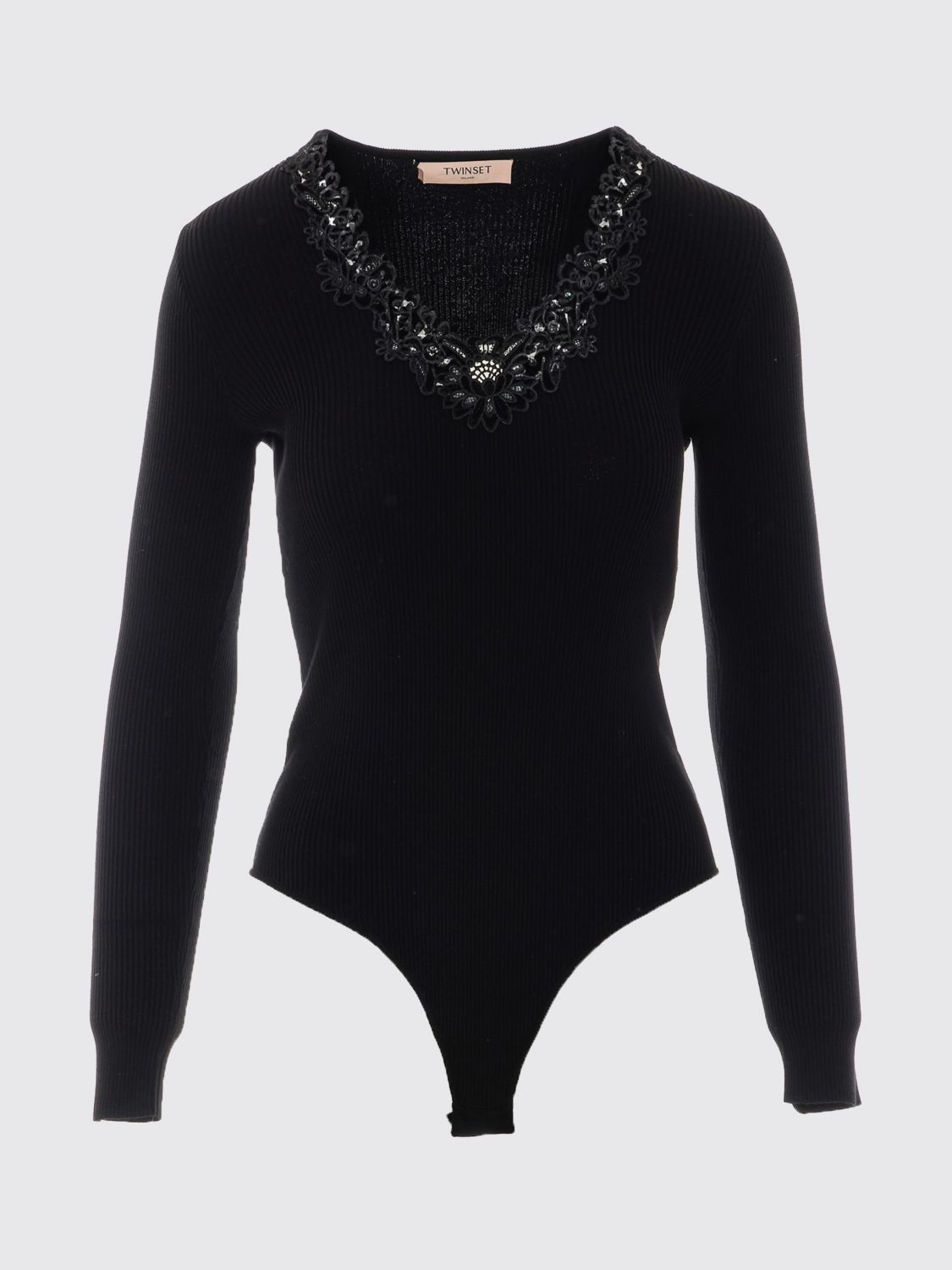 TWINSET PULLOVER: Pullover damen Twinset, Schwarz - Img 2