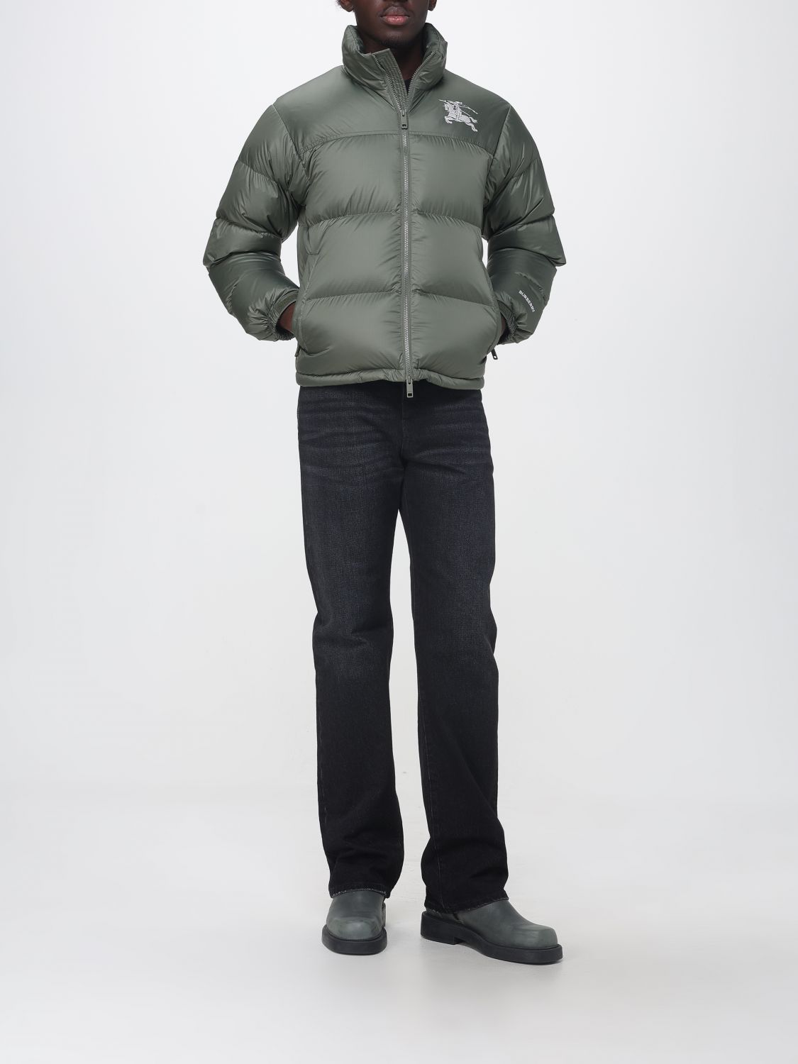 BURBERRY JACKET: Jacket men Burberry, Green - Img 2