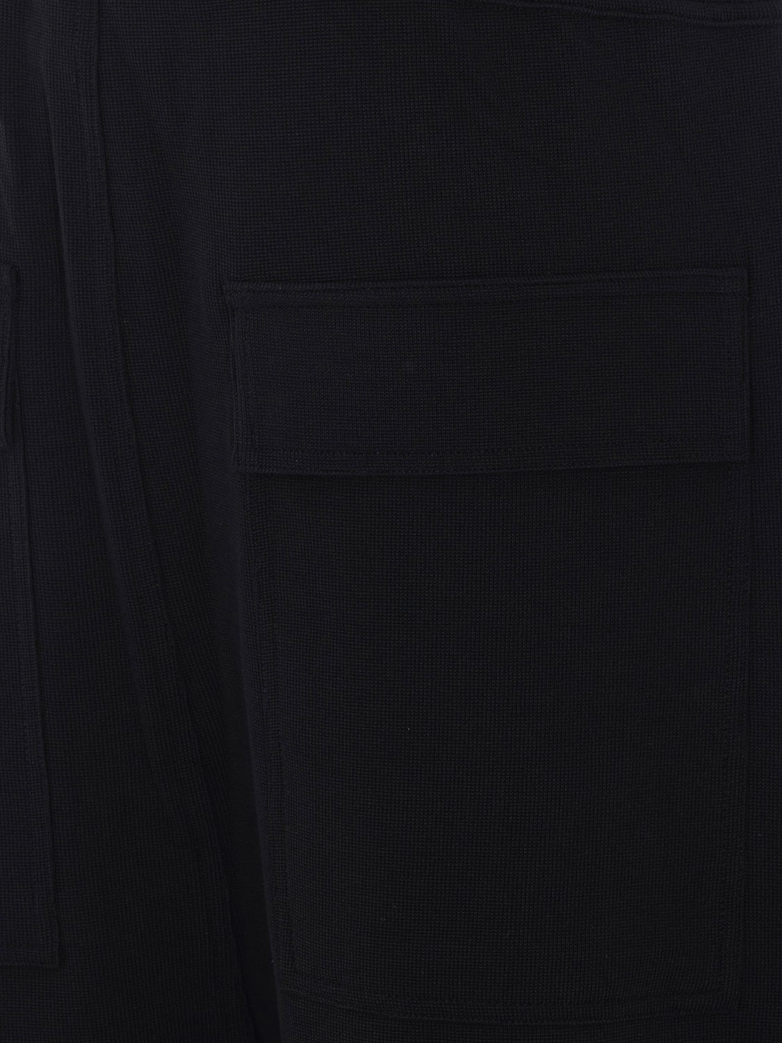 THOM KROM PANTS: Thom Krom Cotton-Blend Joggers with Patch Pockets, Black 1 - Img 4