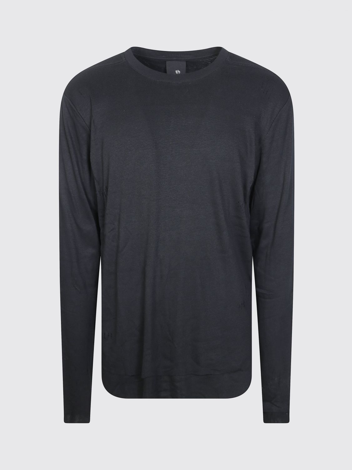 THOM KROM CAMISETA: Camiseta de manga larga y cuello redondo Thom Krom de algodón, Negro - Img 2
