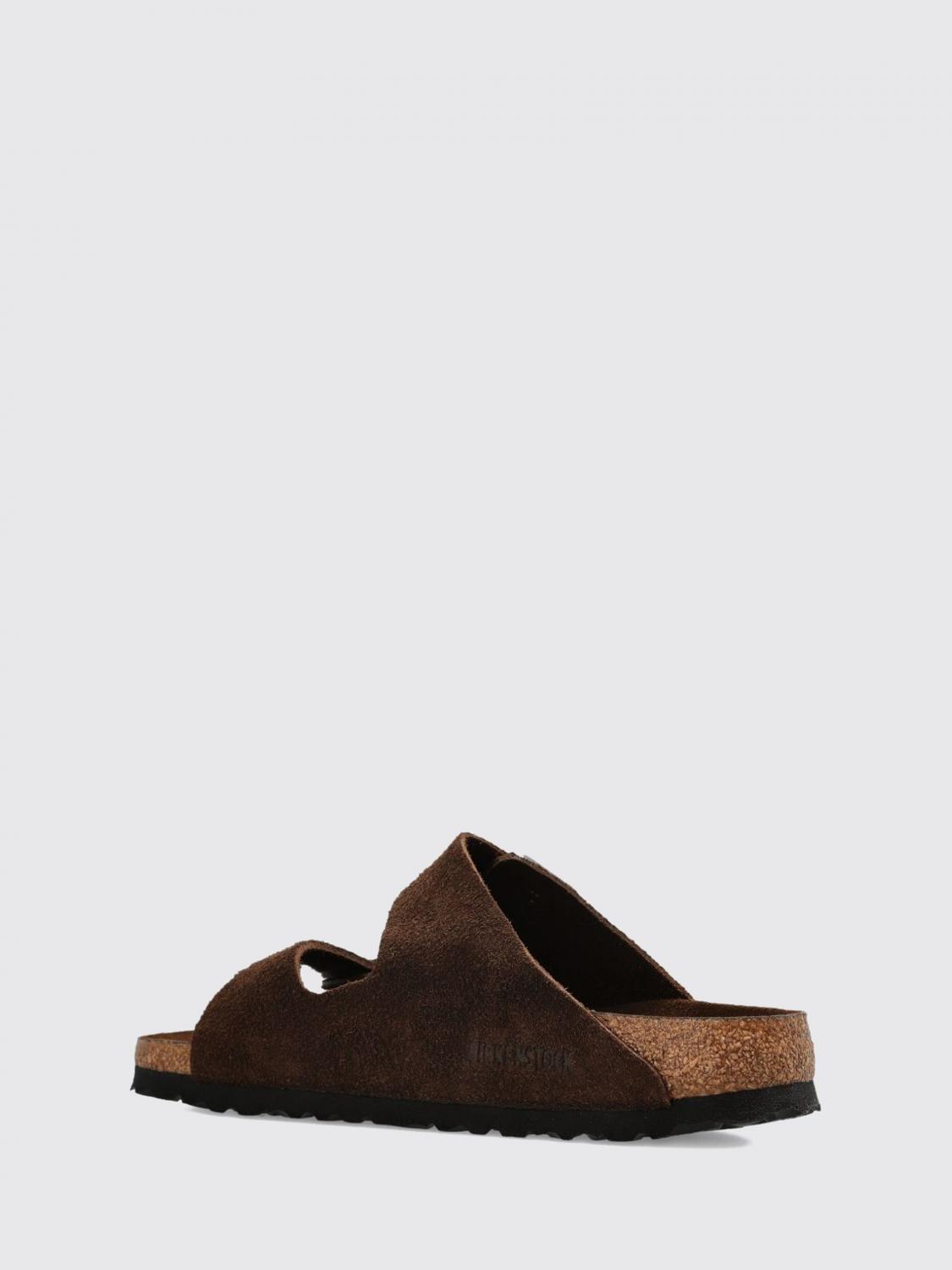 BIRKENSTOCK SANDALS: Arizona Double-Strap Leather Sandals Birkenstock with an EVA Sole, Brown - Img 3