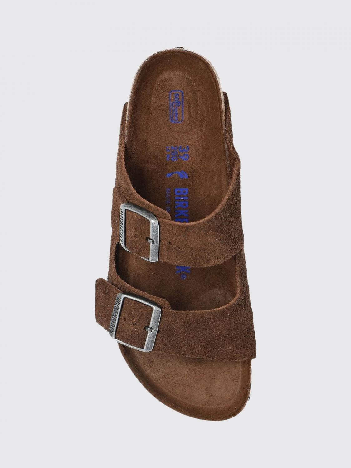 BIRKENSTOCK SANDALS: Arizona Double-Strap Leather Sandals Birkenstock with an EVA Sole, Brown - Img 4