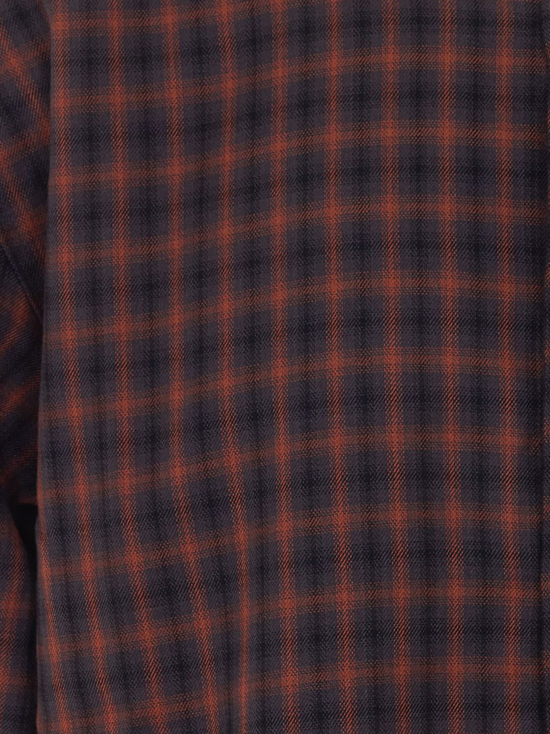 DUNST SHIRT: Relaxed Fit Gingham Check Cotton Shirt DUNST with Patch Pocket, Red - Img 4