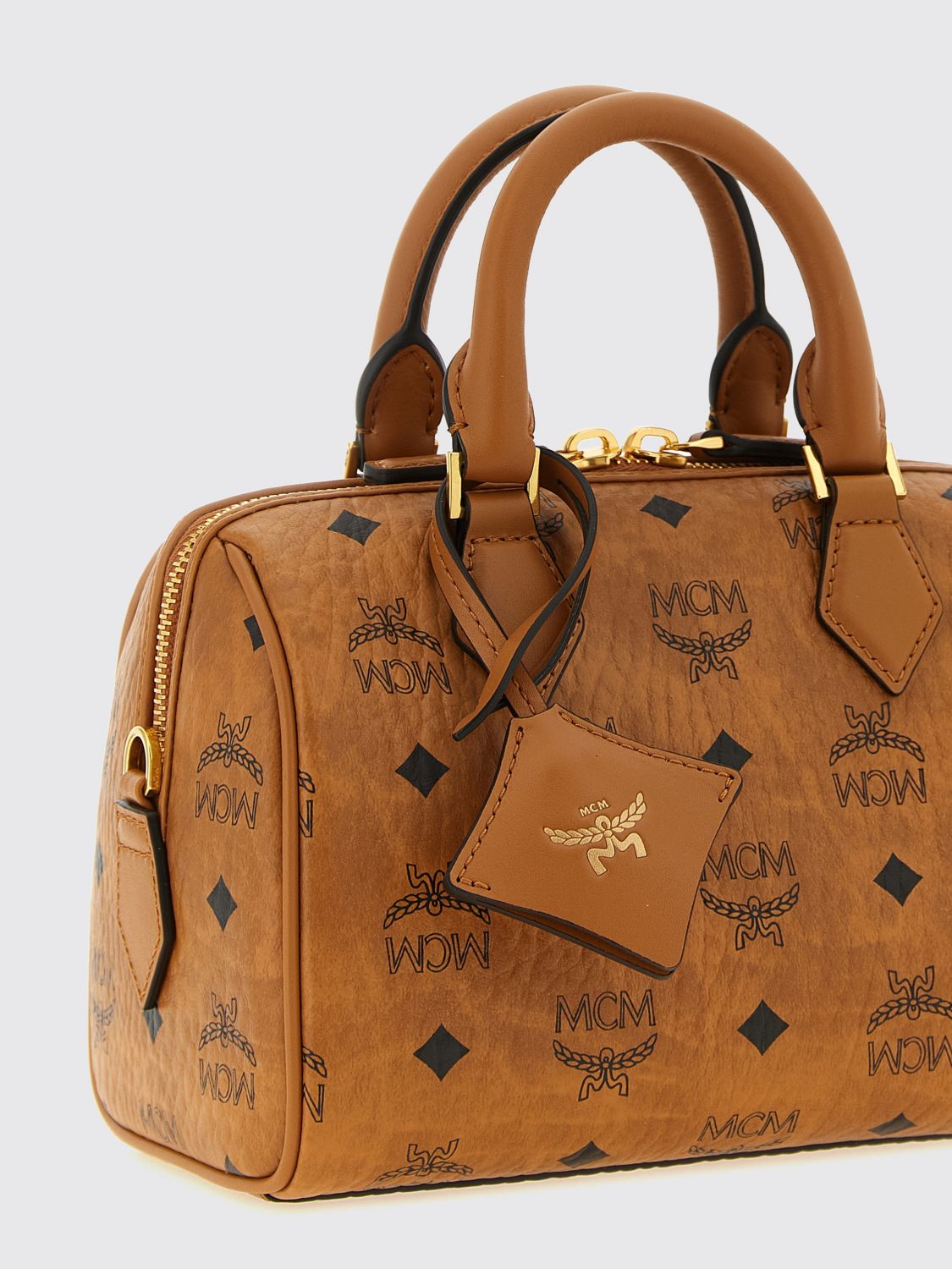 MCM BOLSO DE MANO: Bolso de mano mujer Mcm, Marrón - Img 4