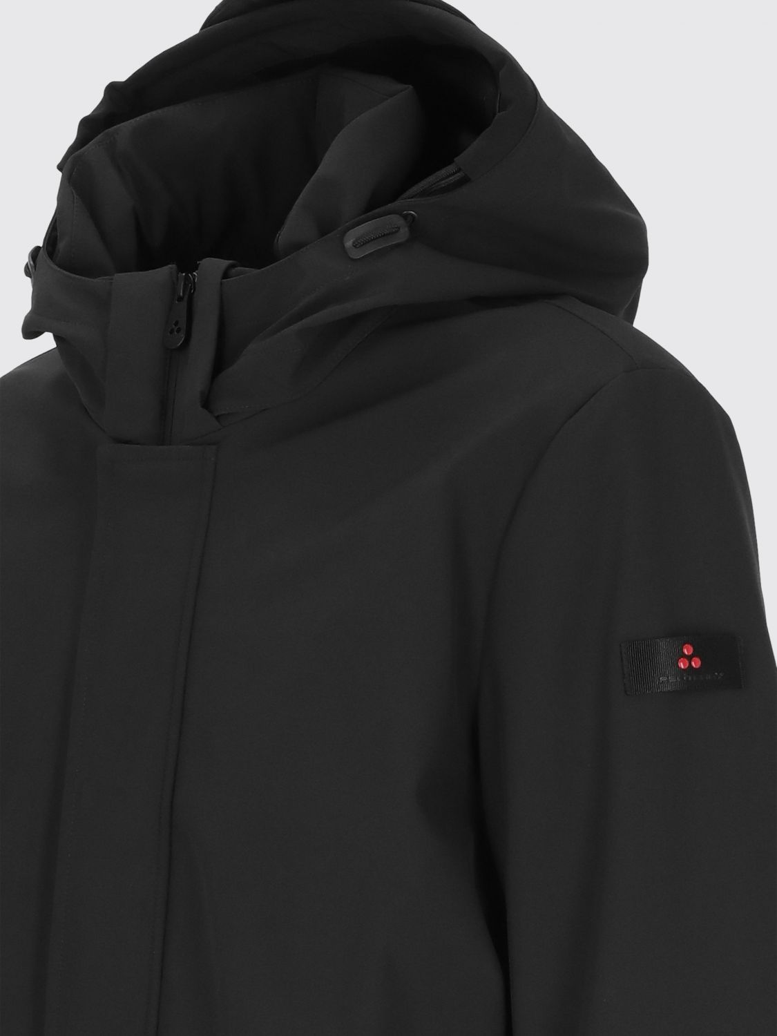 PEUTEREY JACKE: Kurze Kapuzen-Windjacke Albali von Peuterey mit PrimaLoft®-Wattierung, Schwarz - Img 4