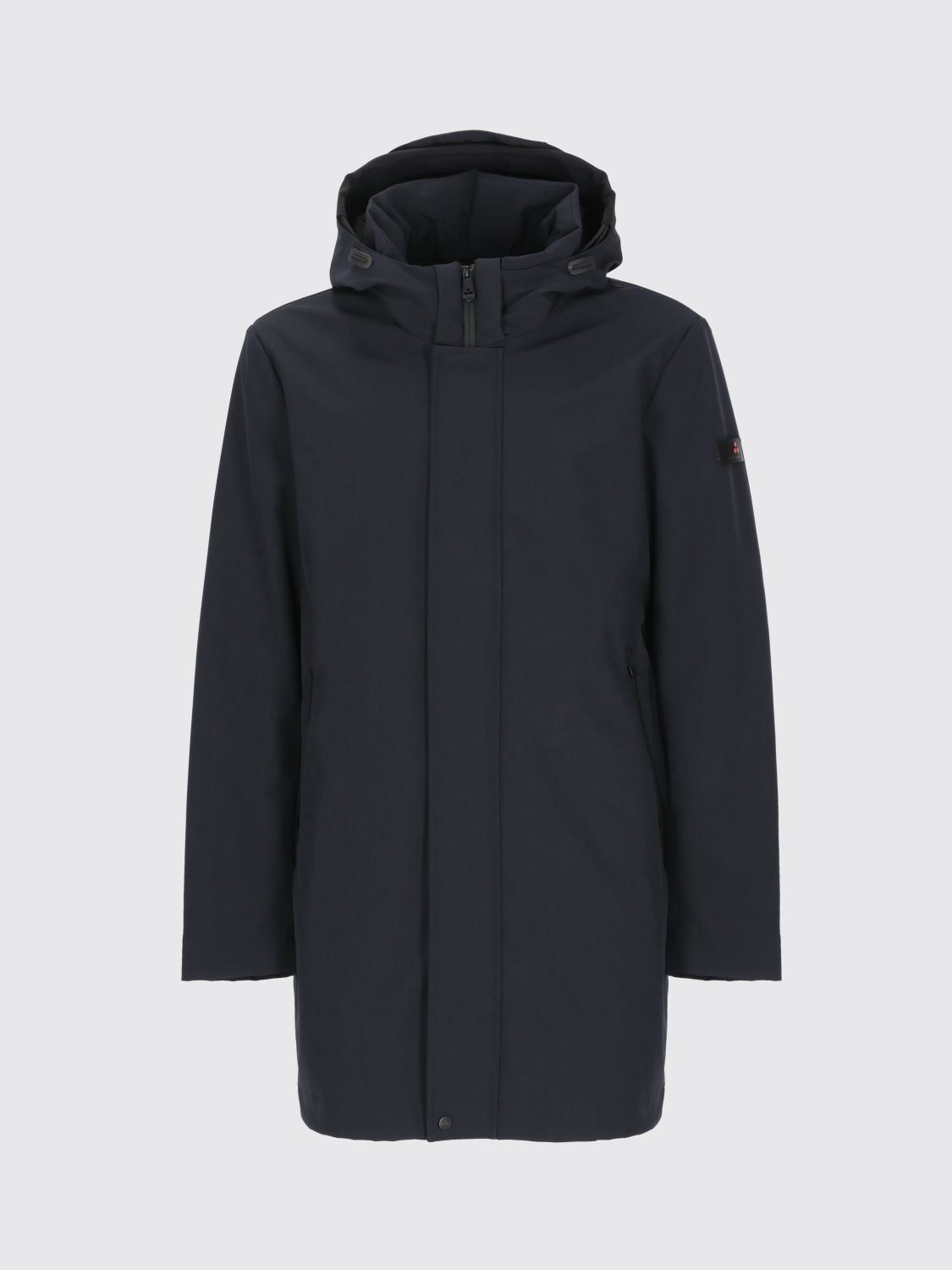 PEUTEREY JACKET: Peuterey Albali Short Hooded Windbreaker Jacket with PrimaLoft® Padding, Blue - Img 2