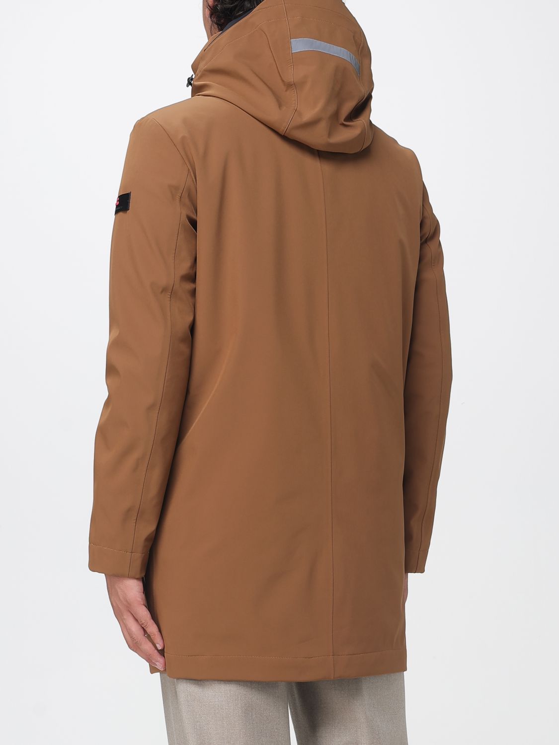 PEUTEREY 재킷: PEUTEREY Albali PrimaLoft® 패딩 후드 숏 윈드브레이커 재킷, 월넛 - Img 2