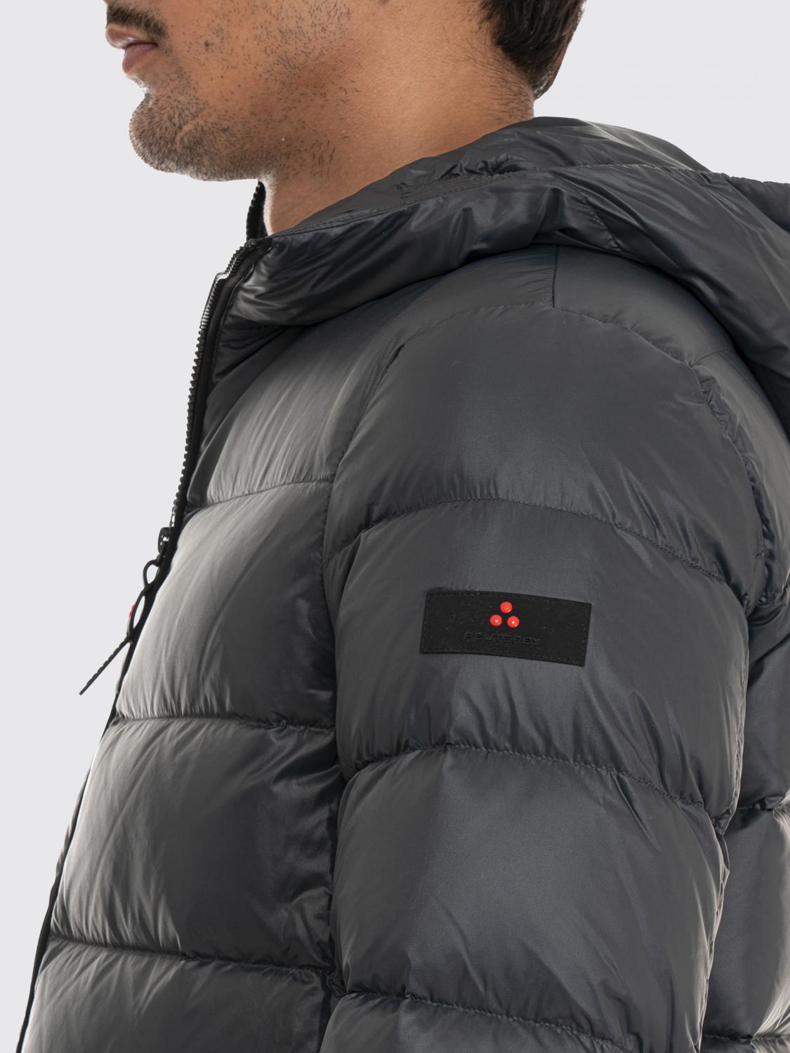 PEUTEREY JACKET: Honova Hooded Quilted Down Jacket Peuterey in Recycled Nylon, Grey - Img 4