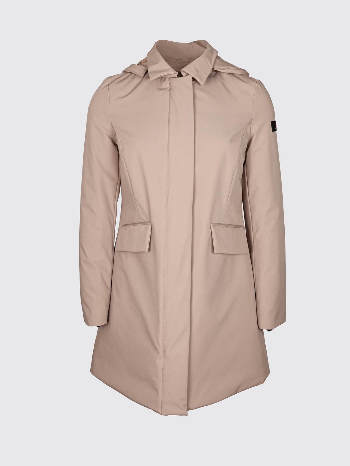PEUTEREY GIACCA: Giacca a vento Telia Peuterey slim fit idrorepellente con cappuccio, Beige - Img 2