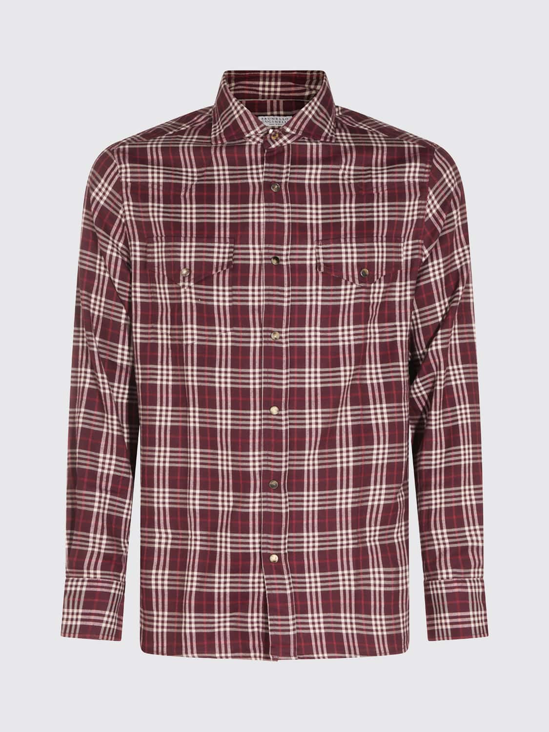 BRUNELLO CUCINELLI HEMD: Hemd herren Brunello Cucinelli, Pflaume - Img 2