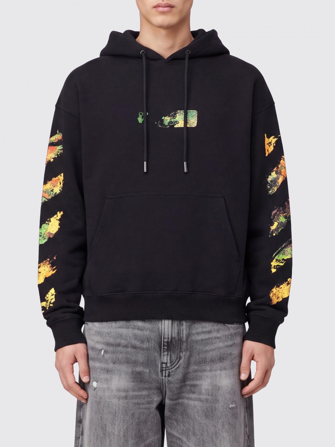 OFF-WHITE SWEATSHIRT: Sweatshirt herren Off-white, Schwarz - Img 1