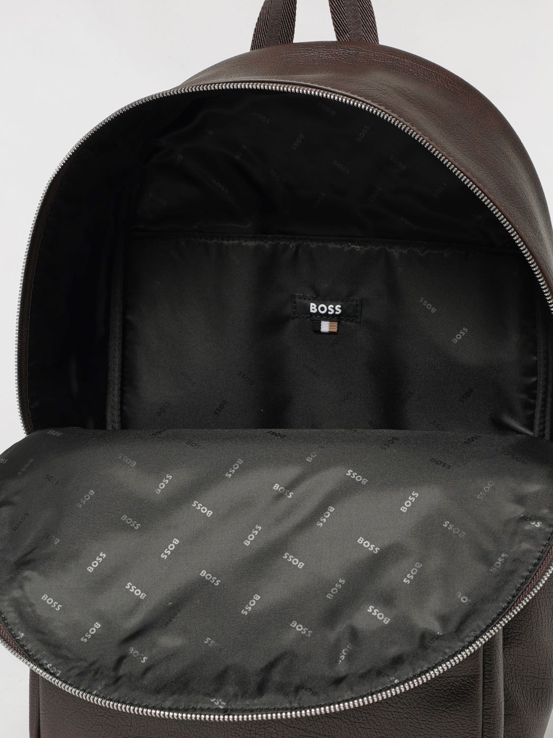 BOSS BACKPACK: Backpack men Boss, Brown - Img 4
