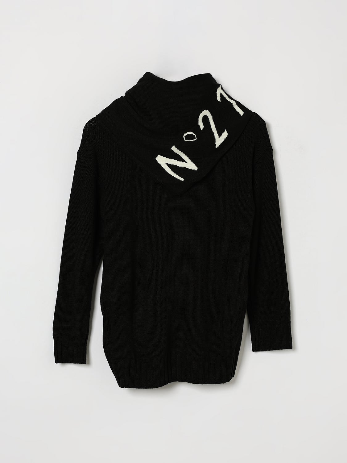 N° 21 PULLOVER: Pullover kinder N° 21, Schwarz - Img 2