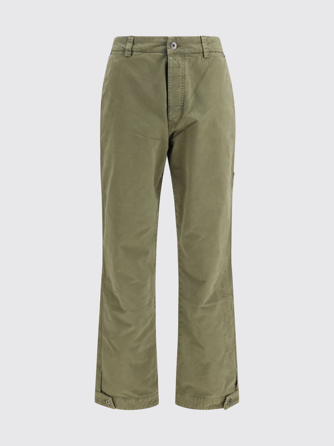 OFF-WHITE PANTS: Pants men Off-white, Olive - Img 2