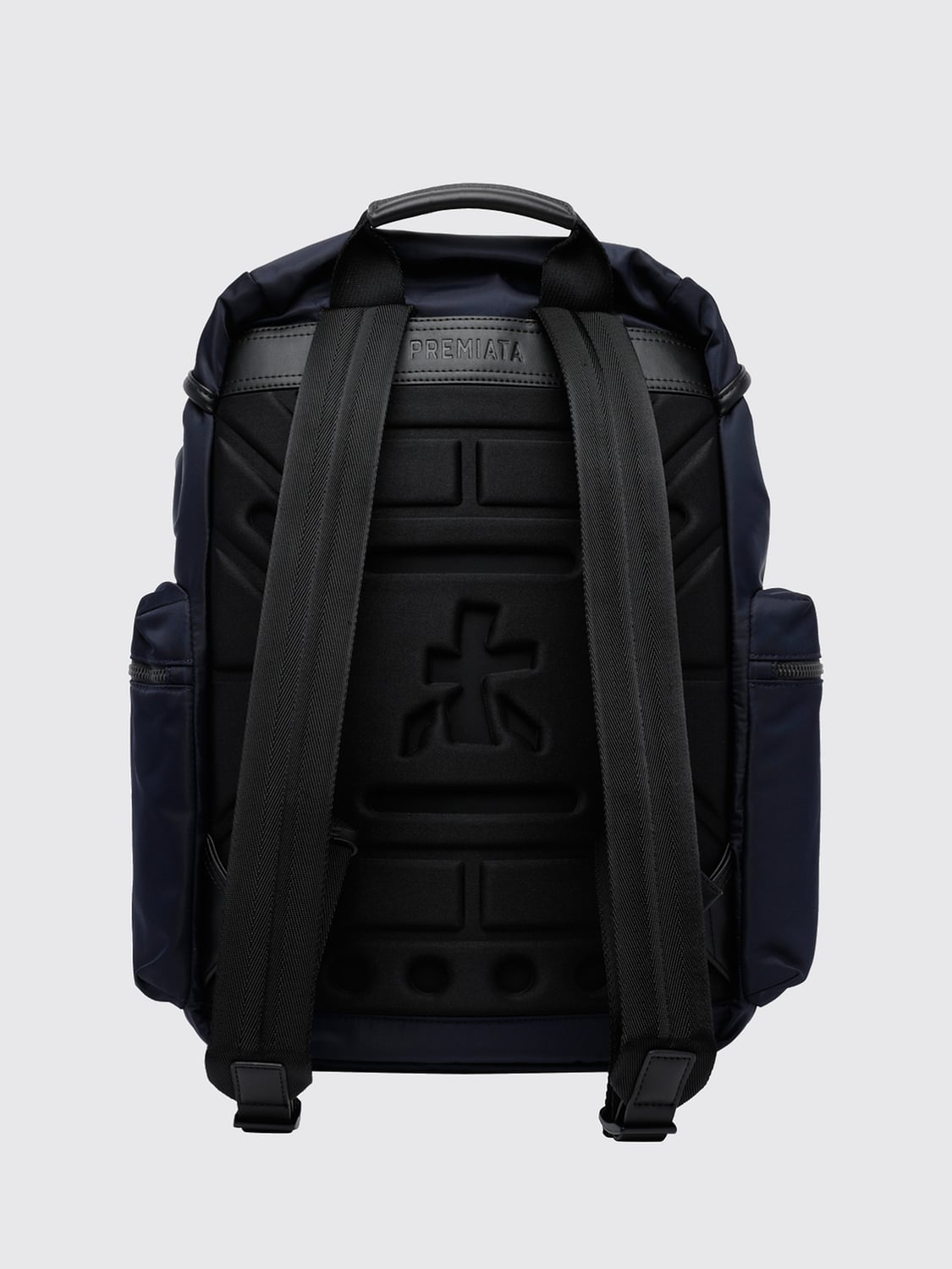 PREMIATA BACKPACK: Booker Backpack Premiata in technical fabric with a flap and buckle closure, Blue - Img 2