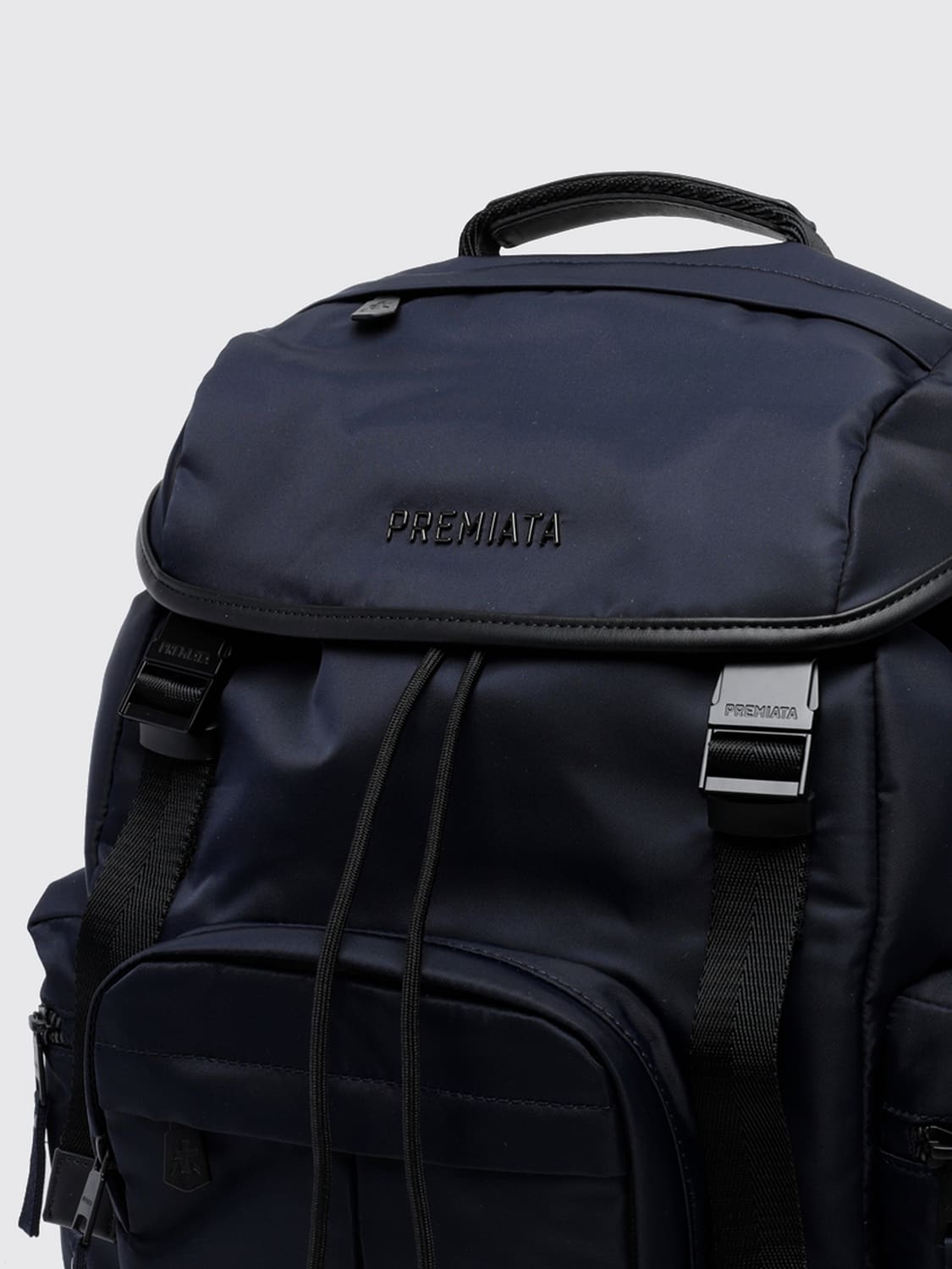 PREMIATA BACKPACK: Booker Backpack Premiata in technical fabric with a flap and buckle closure, Blue - Img 4