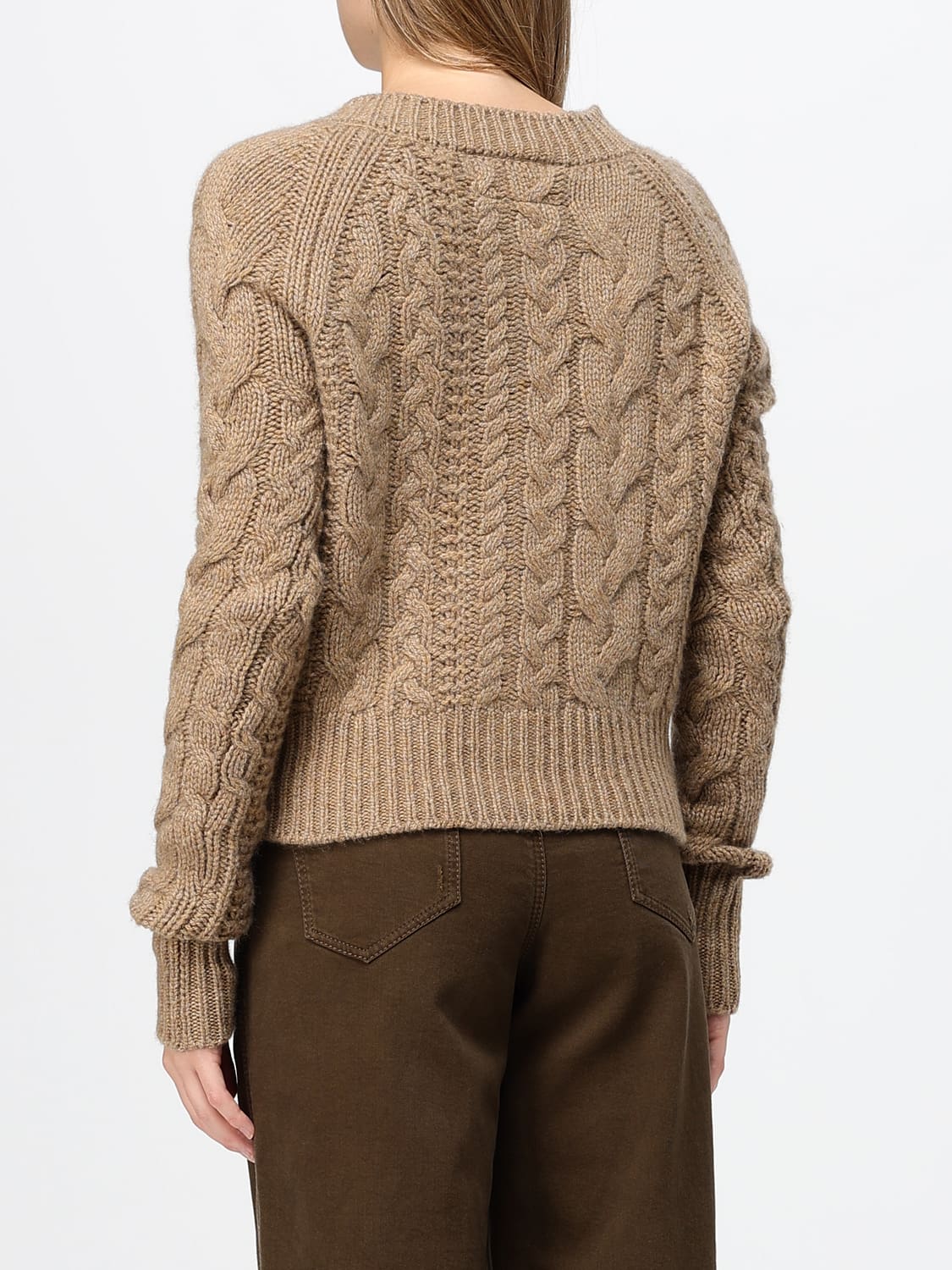 ERMANNO SCERVINO PULLOVER: Ermanno Scervino Kaschmir-Cardigan mit Rundhalsausschnitt und Knöpfen, Blau - Img 3