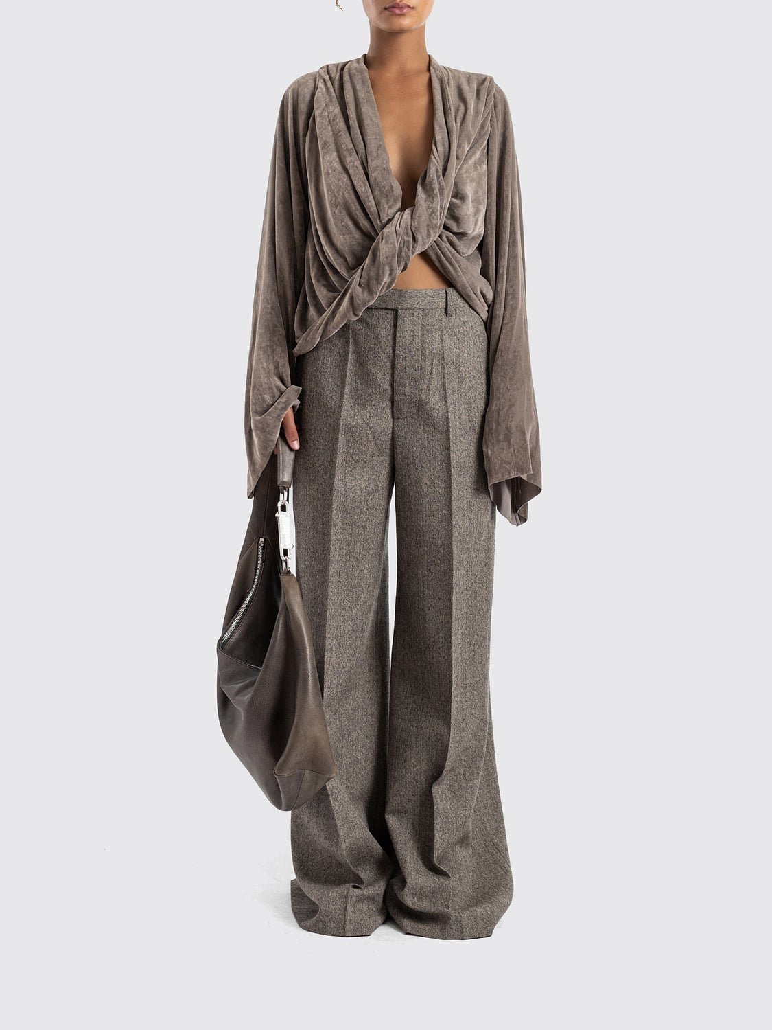 RICK OWENS T-SHIRT: T-shirt damen Rick Owens, Grau - Img 2
