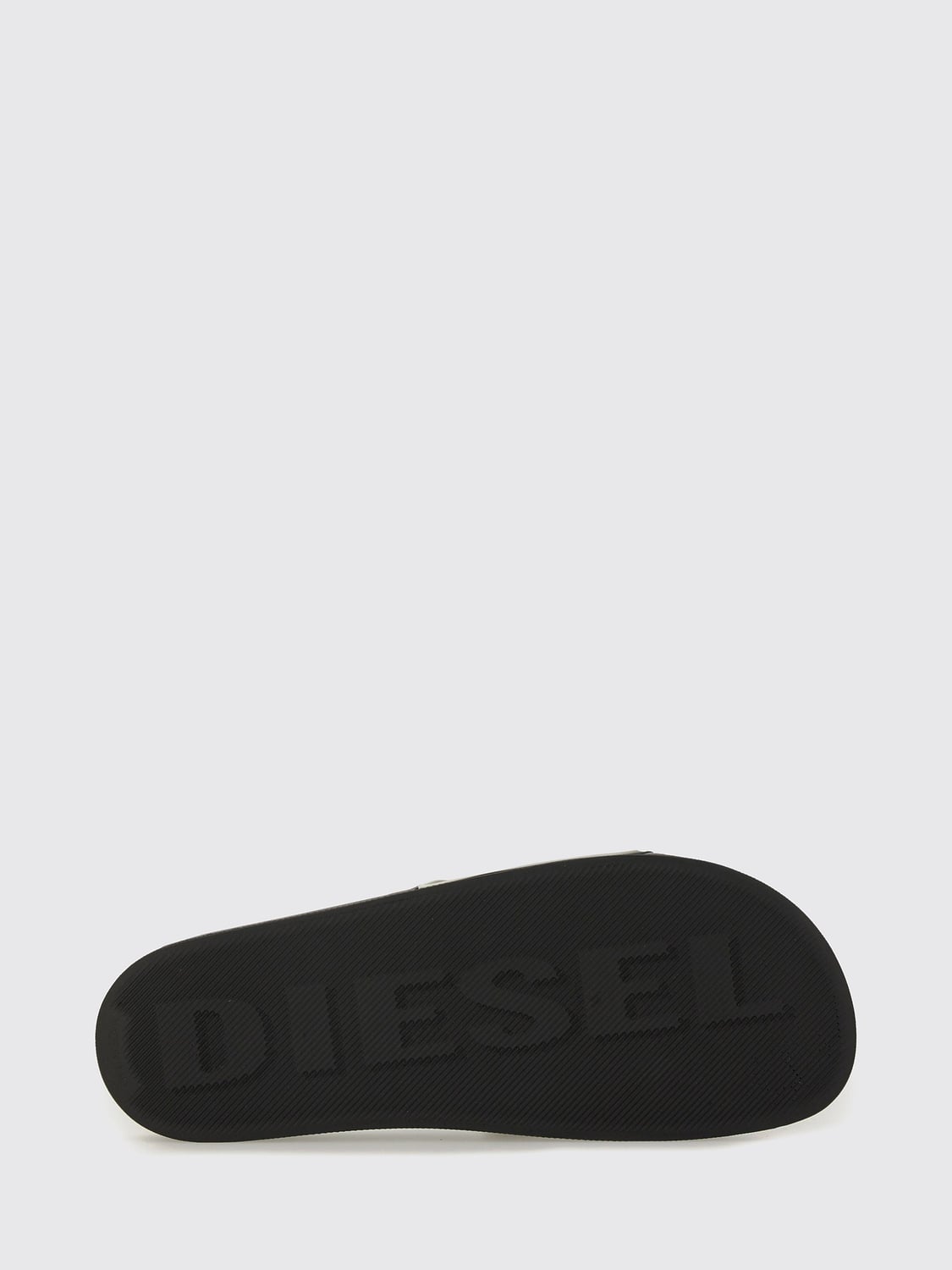 DIESEL 샌들: DIESEL Sa-Mayemi CC 엠보싱 로고 해변용 고무 슬라이드, 블랙 - Img 5