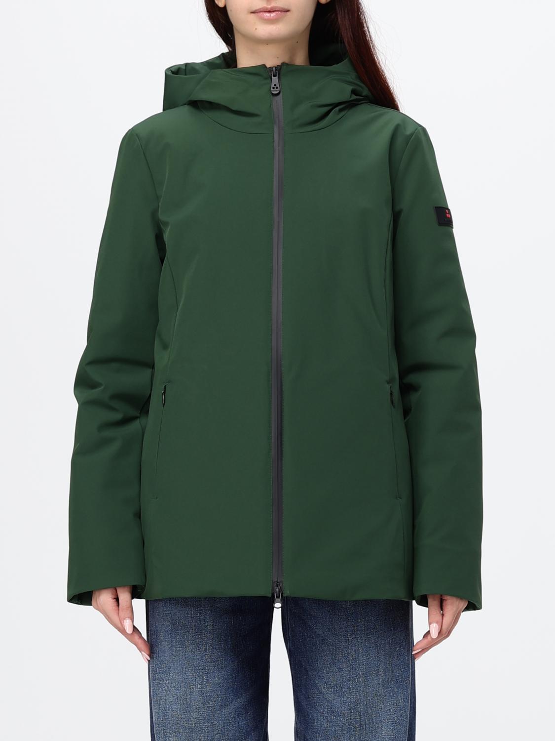 PEUTEREY CHAQUETA: Cazadora cortavientos Farquar Peuterey corta e hidrófuga con capucha, Verde - Img 1