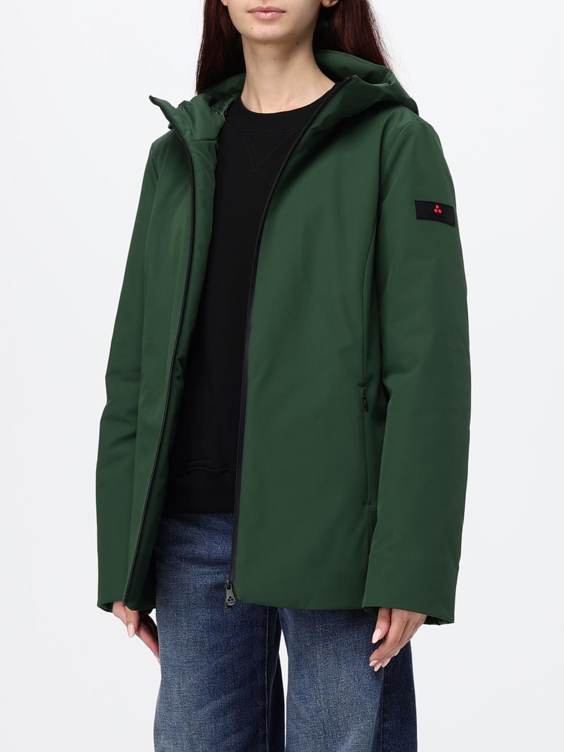 PEUTEREY CHAQUETA: Cazadora cortavientos Farquar Peuterey corta e hidrófuga con capucha, Verde - Img 3
