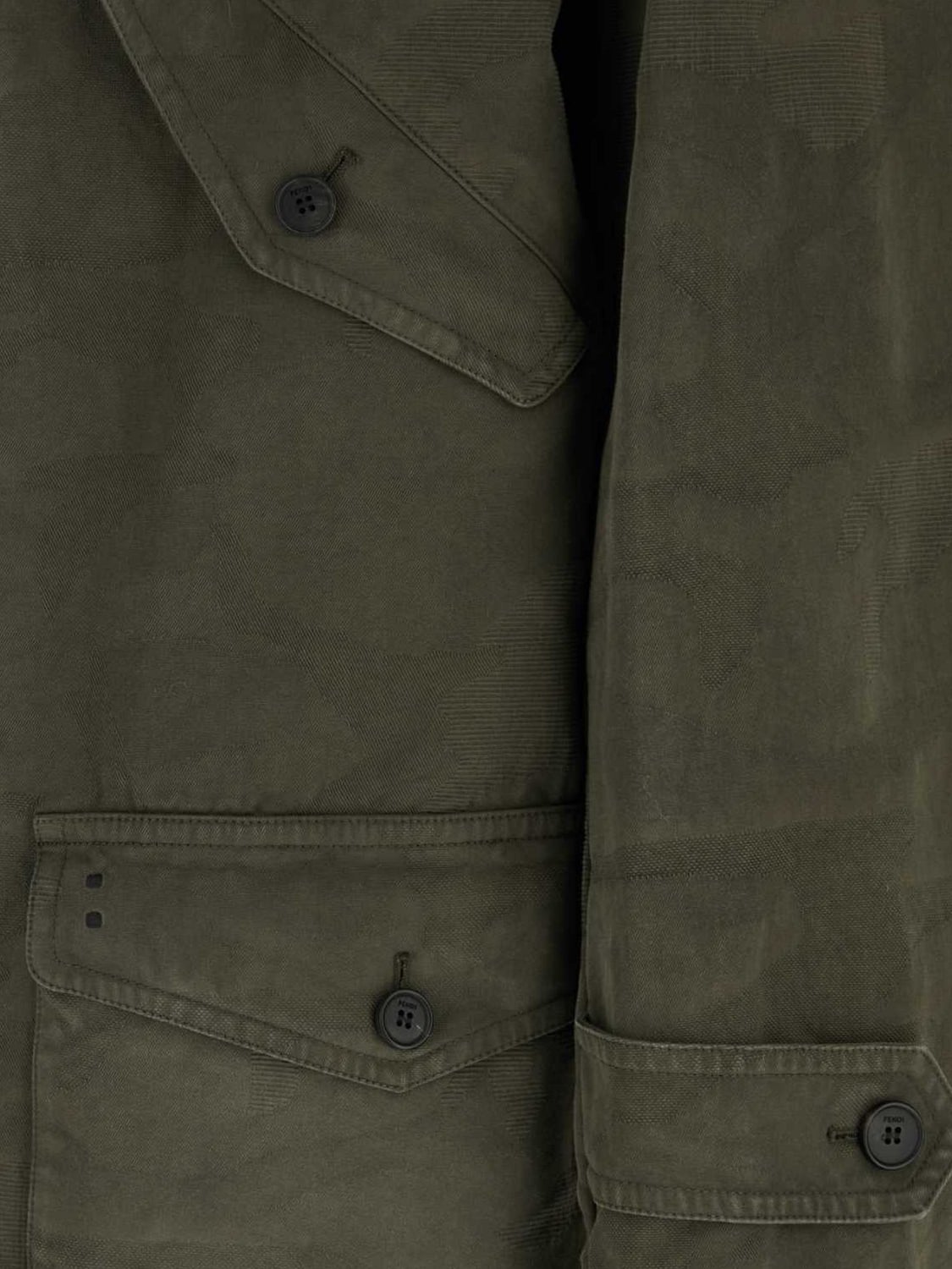 FENDI COAT: Coat men Fendi, Military - Img 4